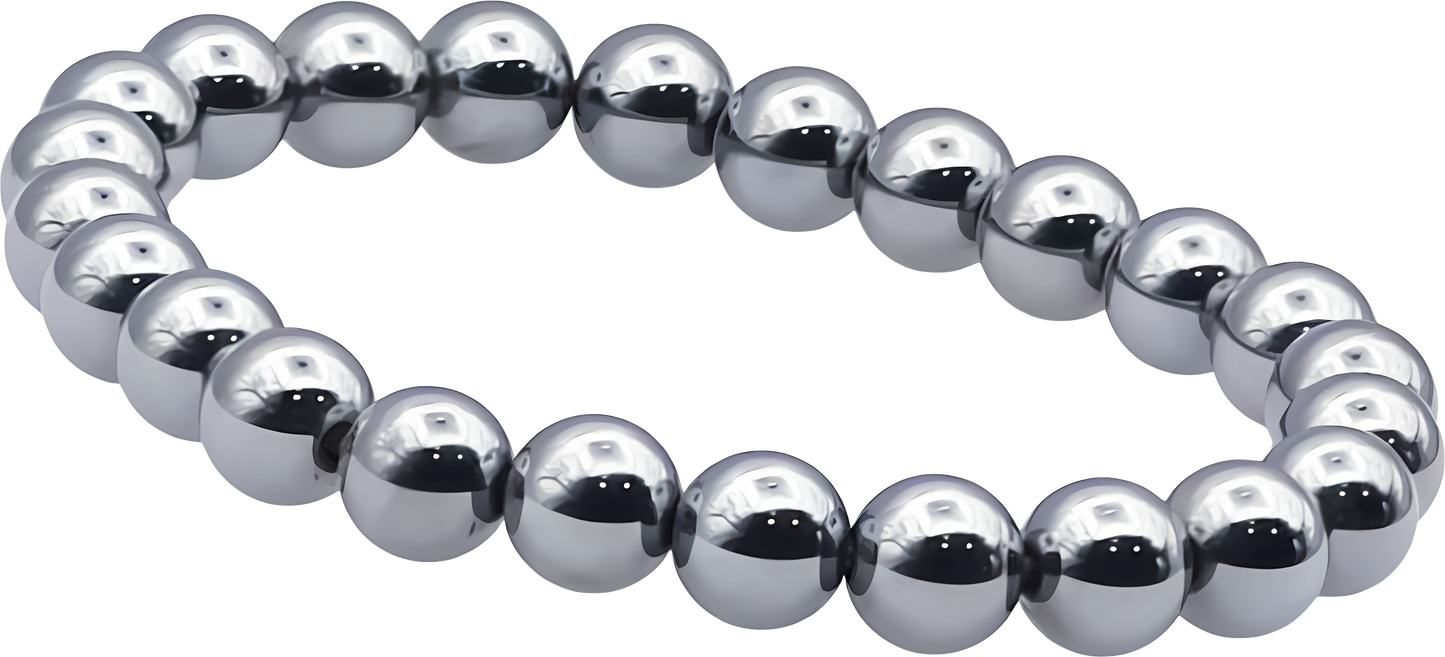 Silver Hematite Bracelet