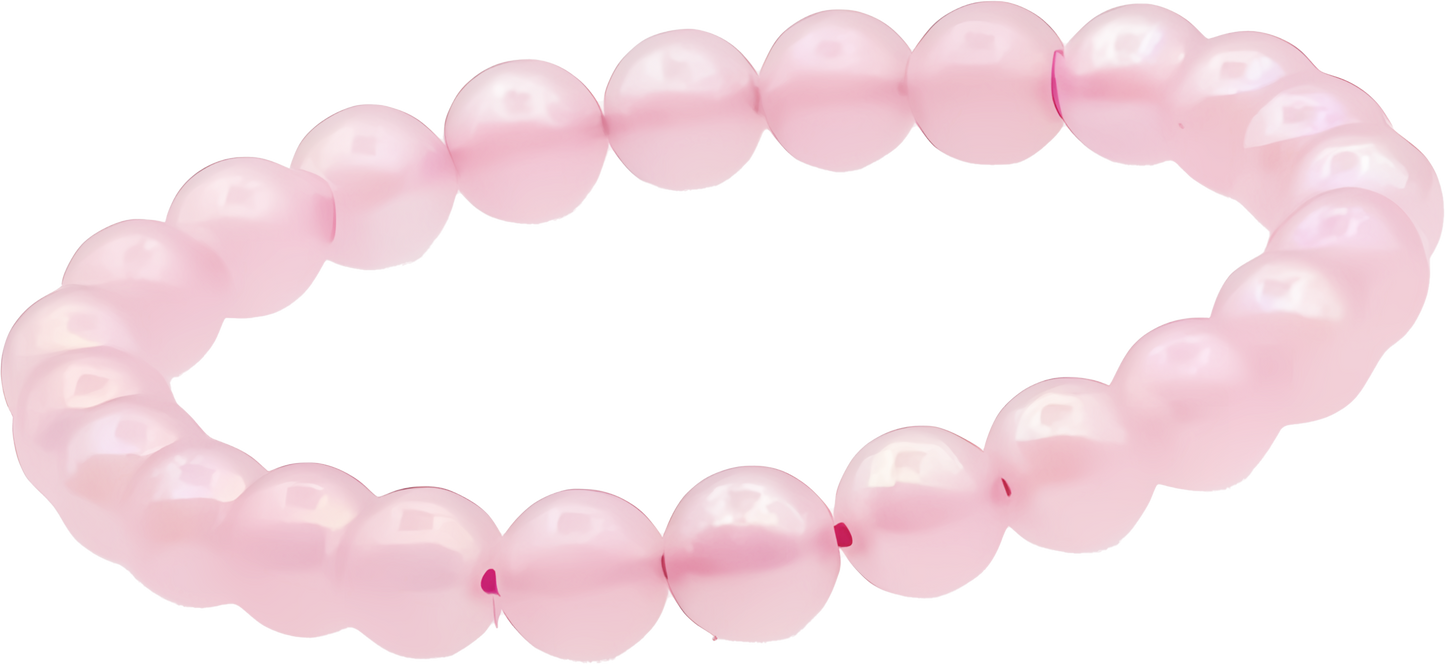Rose Aura Quartz Bracelet