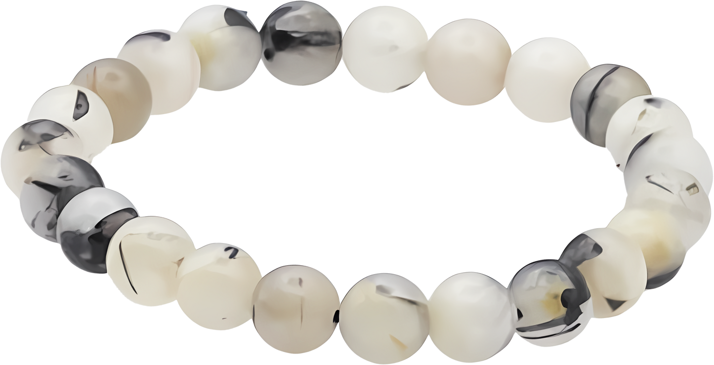 Black Rutilated Quartz Bracelet