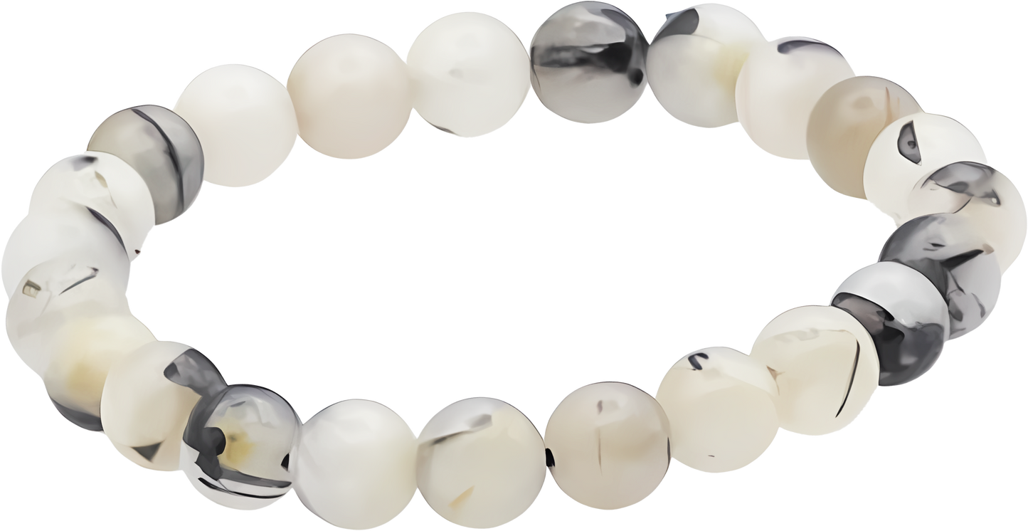 Black Rutilated Quartz Bracelet